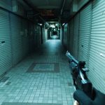 室内でゲームする